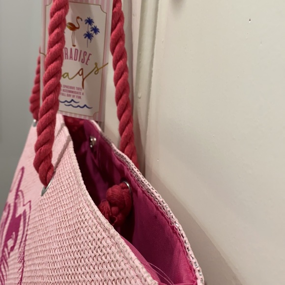 NWT Paradise Bags - Pink Conch Shell Shoulder Tote Bag - Beach/Vacation Bag - Picture 7 of 8